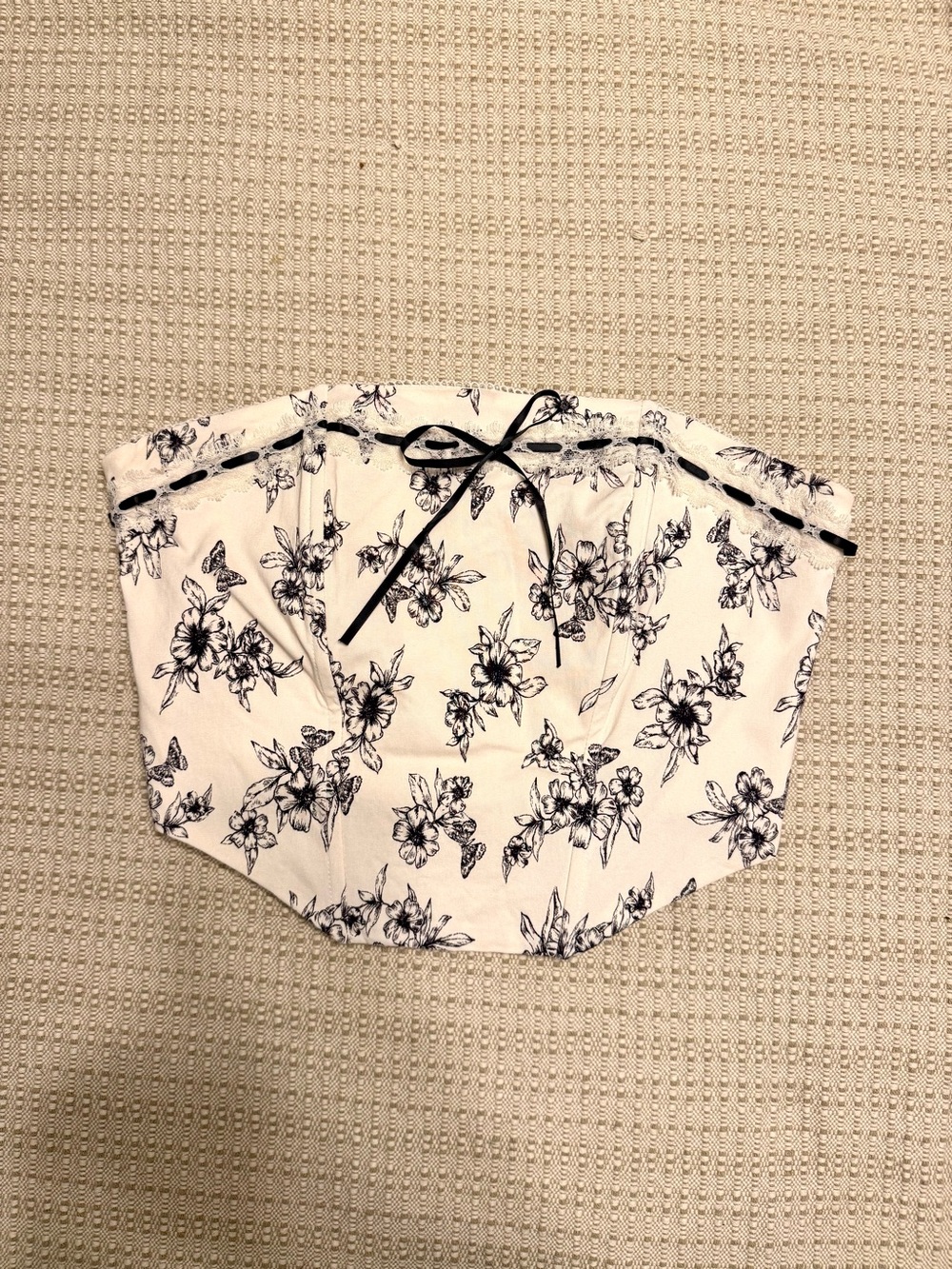 PacSun Floral Corset Top